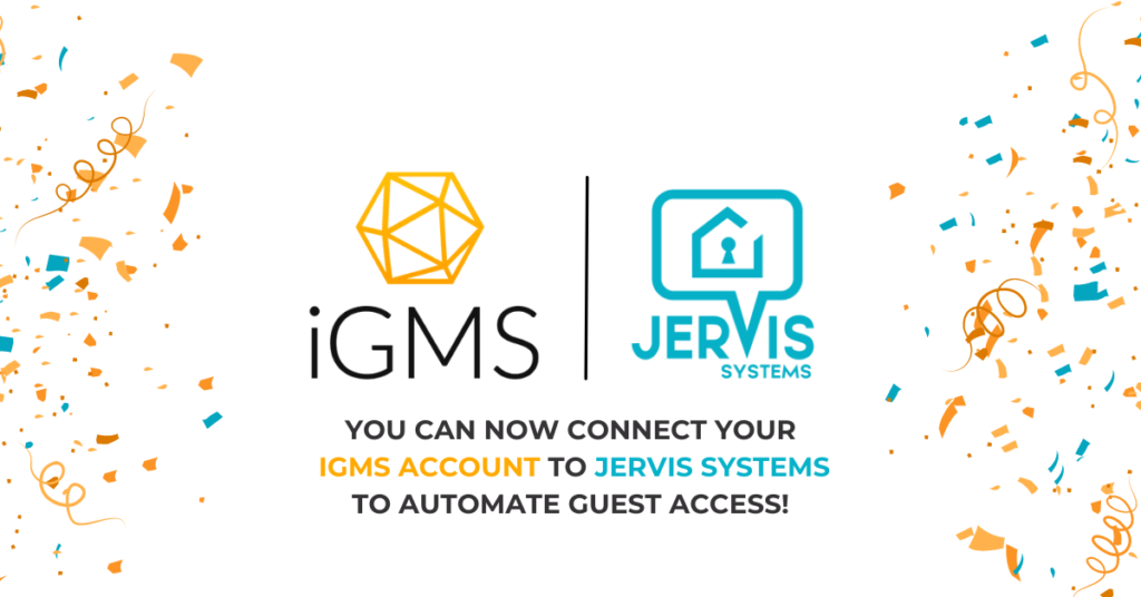 Jervis Systems® Partners with iGMS to Provide Automated Access to Vacation Rental Guests