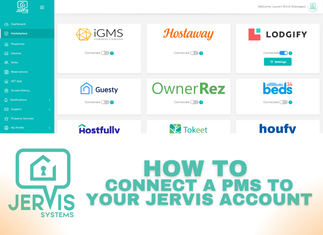 How to Connect a PMS to Your Jervis Systems Account®