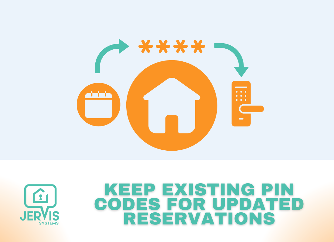 How to Keep PIN Codes the Same for Updated Reservations